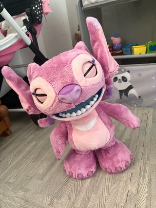 Angel Stich Interactivo Peluche Rosa