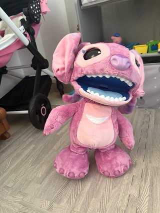 Angel Stich Interactivo Peluche Rosa