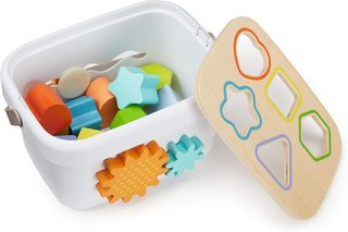 Amazon Basics set juguetes madera clasificador