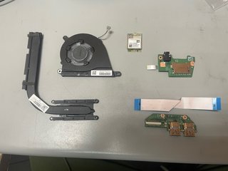 Piezas HP 15s-fq2016na Plata