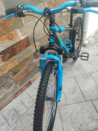 Bicicleta BTwin Decathlon 24 RR 500 Jr Blue
