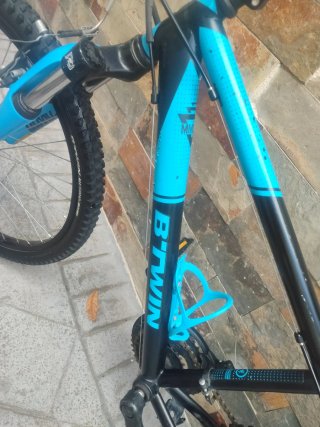 Bicicleta BTwin Decathlon 24 RR 500 Jr Blue