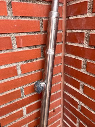 Ducha exterior acero inoxidable piscina