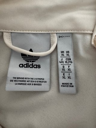 Sudadera Firebird Adidas Blanca Talla XL