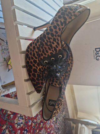 Zapatos Dolce & Gabbana Animal Print, cuero