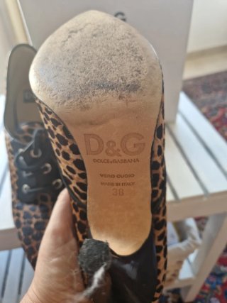 Zapatos Dolce & Gabbana Animal Print, cuero