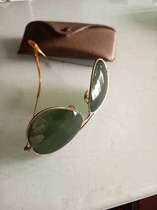 Gafas de sol Ray Ban Aviator doradas