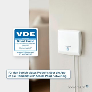 Homematic IP termostato digital radiador ahorro