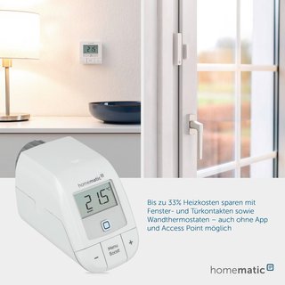 Homematic IP termostato digital radiador ahorro
