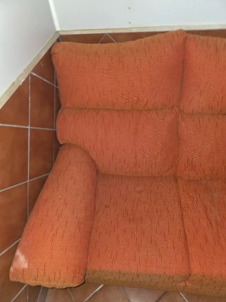 Pack Sofás 2 y 3 plazas Tela Naranja