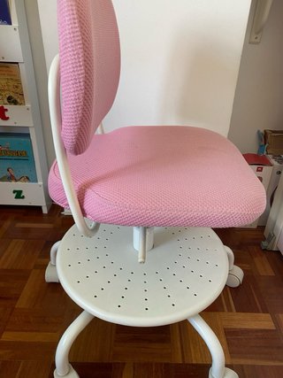 Silla de escritorio rosa