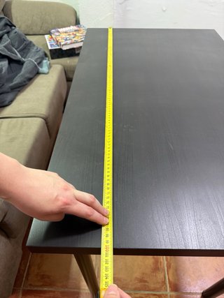 Mesa de comedor negra