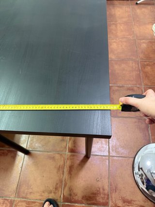 Mesa de comedor negra