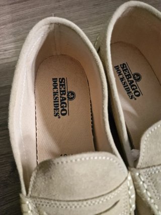 Mocasines Sebago Beige Camel Talla 44.5