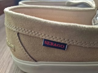Mocasines Sebago Beige Camel Talla 44.5