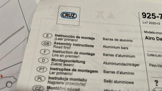 Baca Cruz Airo Dark T para Audi A1 5p