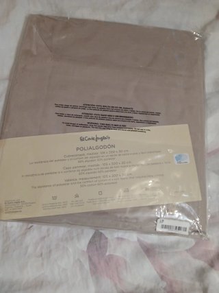 Cubre canapé 105cm beige sin usar