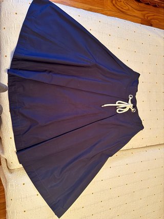 Falda Carolina Herrera Azul
