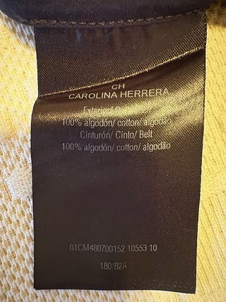 Falda Carolina Herrera Azul