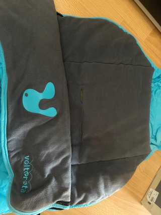 Saco para silla de bebé azul