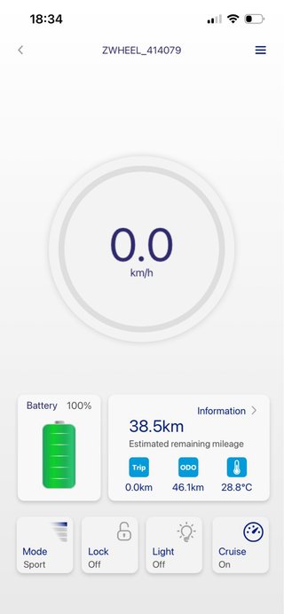 Patinete eléctrico ZWHEEL