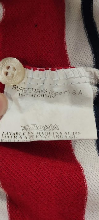 Polo Coleccionista Burberrys Años 80 Vintage T.18