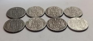 Lote 8 monedas 10 céntimos época F.Franco España