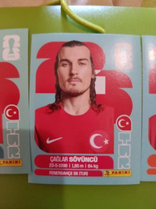 Cromos de fútbol mundial 2026 Panini Turquía