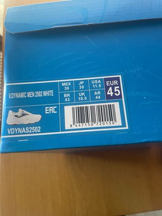 Zapatillas Joma Dynamic Talle 45 Blancas