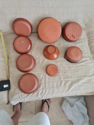 Barro Tradicional 7 Pzs Alfarería Artesanal Nuevos