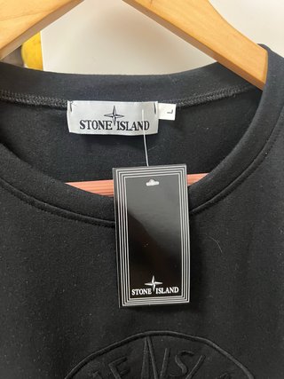 Camiseta Stone Island Negra Talla L
