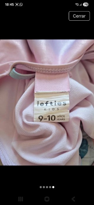 Bañador niña Lefties Talla 9-10