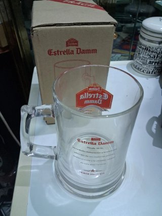 Jarra Estrella Damm 1L Vidrio