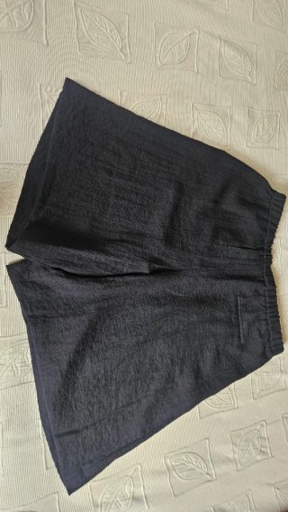Pantalón Zara Negro Texturizado
