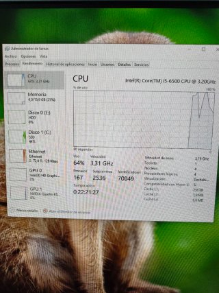 PC HP i5 16gb nvidia SSD