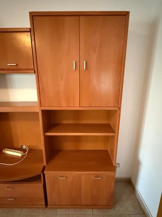 Mueble de salón modular madera