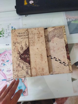 Cuaderno El Mapa del Merodeador Harry Potter