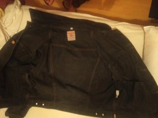 Chaqueta Vaquera Negra Hombre