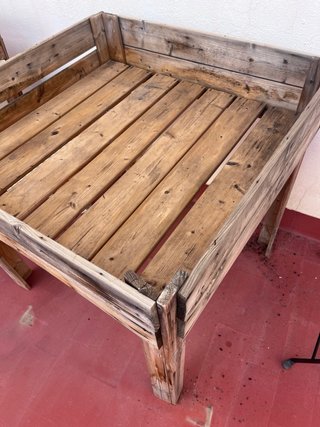 Jardineras de madera rústicas
