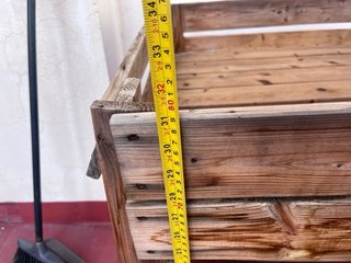 Jardineras de madera rústicas