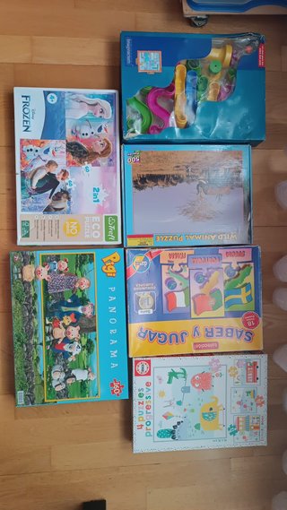 Lote 16 giochi-puzzle educativi