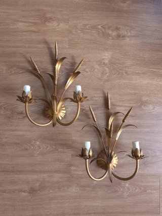 Apliques vintage dorados