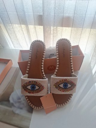 Sandalias Moda Plus Ojo Turco Talla 41