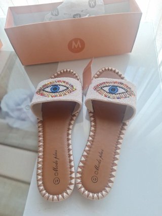 Sandalias Moda Plus Ojo Turco Talla 41