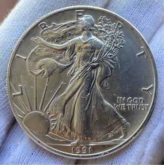 Onza PLATA USA 1991. LIBERTY . 1 oz 999