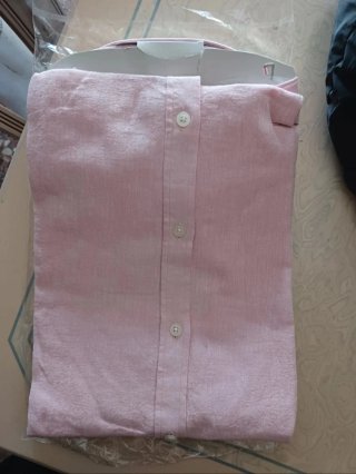 Camisa Lino Williot XL Rosa
