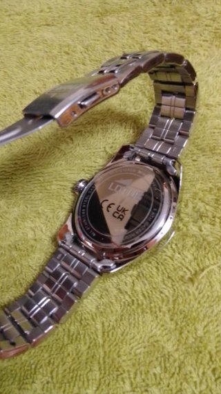Reloj Lotus Caballero Negro/Plata Como Nuevo