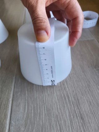 Tulipas de cristal para lámpara x4