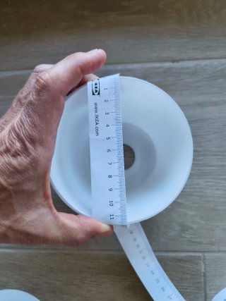 Tulipas de cristal para lámpara x4