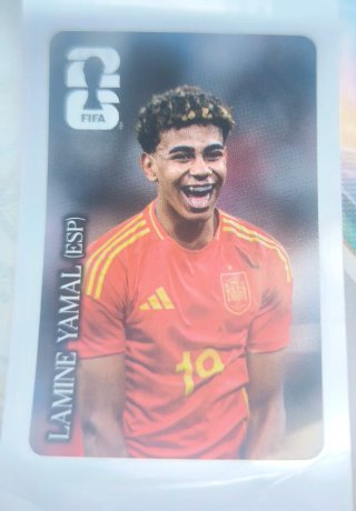 Cromo Lamine Yamal Coca-Cola Mundial 26